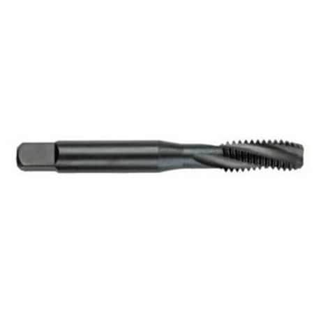 Spiral Flute Tap, High Performance, Series 2098M, Metric, UNC, M6x1, SemiBottoming Chamfer, 3 Flut